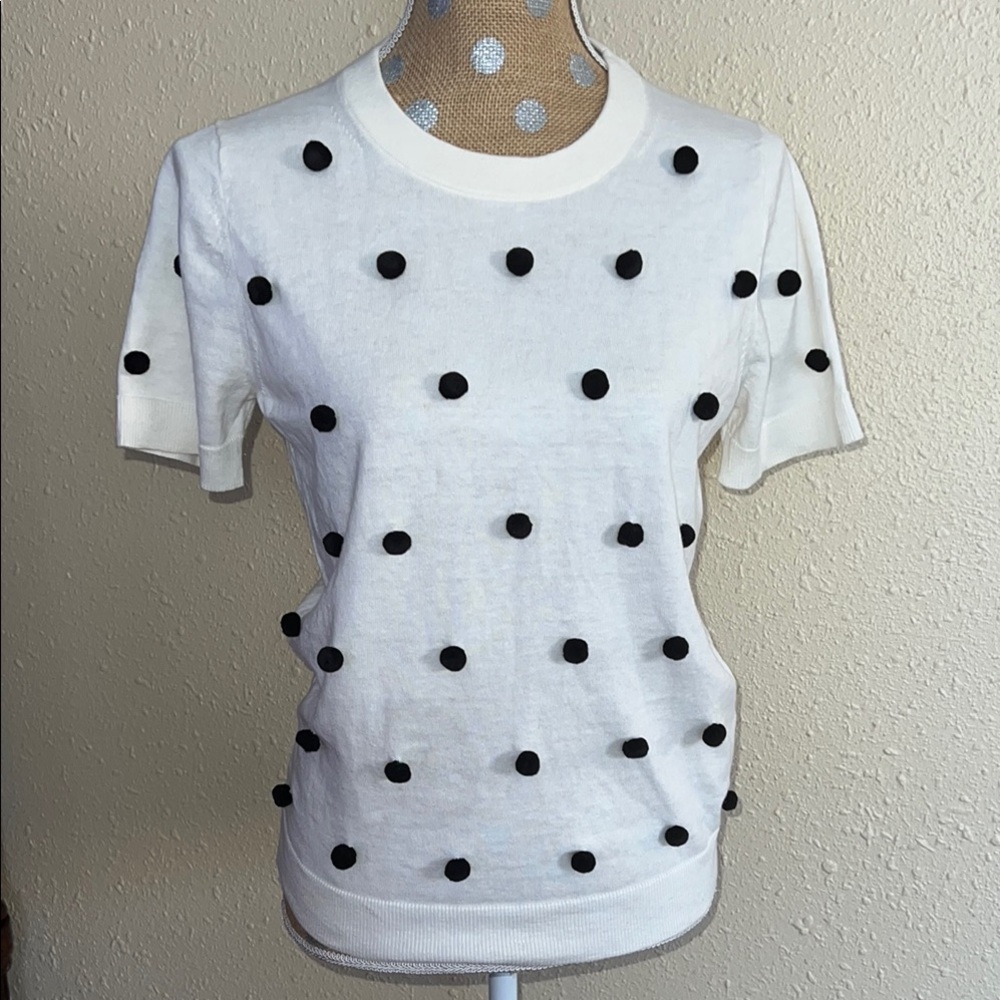 Kate Spade Polka Dot Women's Top - White and Black